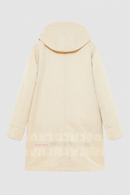 Decomposable parka jacket, Beige, Patrizia Pepe