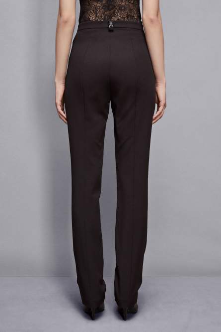 Slim fit pants, Black, Patrizia Pepe