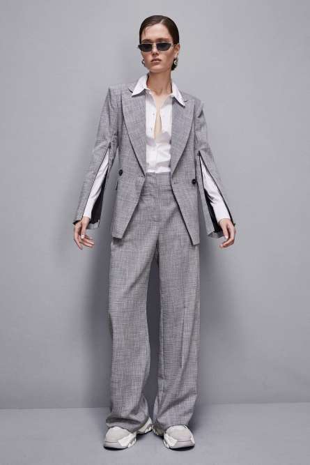 Essential palazzo pants, Grey, Patrizia Pepe