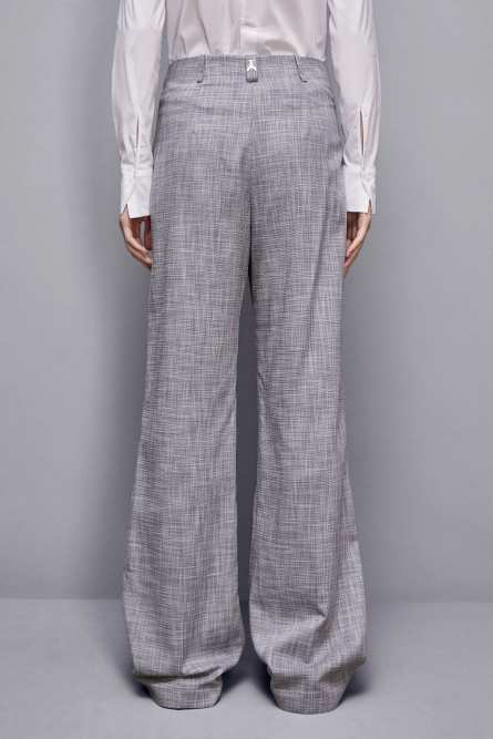 Essential palazzo pants, Grey, Patrizia Pepe
