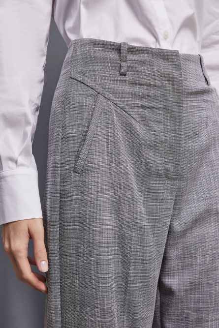 Essential palazzo pants, Grey, Patrizia Pepe