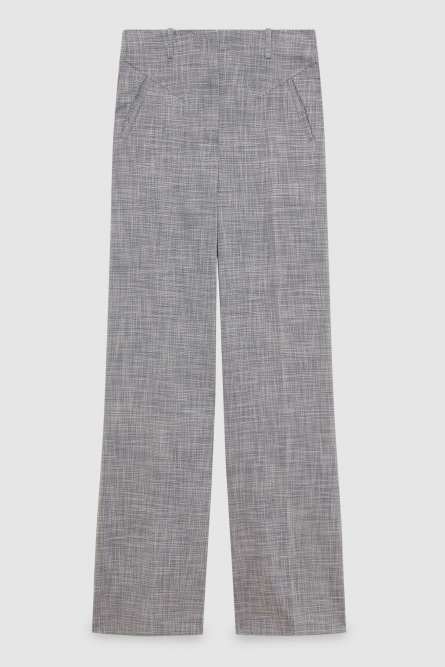 Essential palazzo pants, Grey, Patrizia Pepe