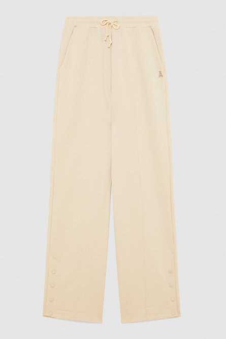 Pantalon en feutre, Beige, Patrizia Pepe
