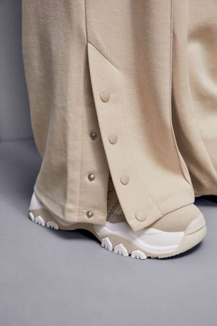 Pantalon en feutre, Beige, Patrizia Pepe