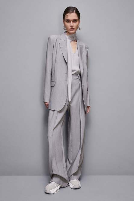 Two-button jacket, Grey, Patrizia Pepe