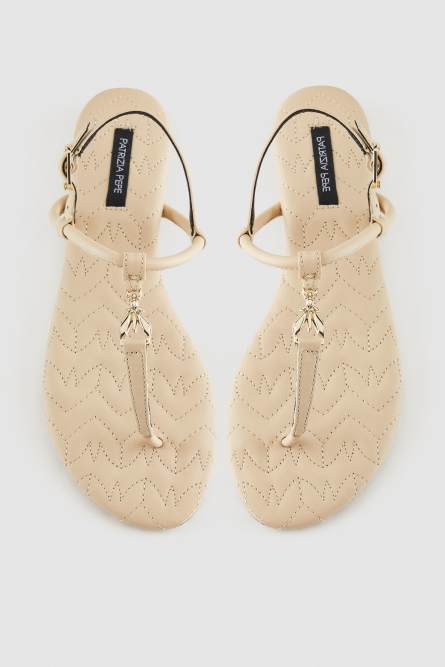 Sandals, Beige, Patrizia Pepe