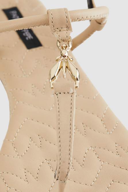 Sandals, Beige, Patrizia Pepe