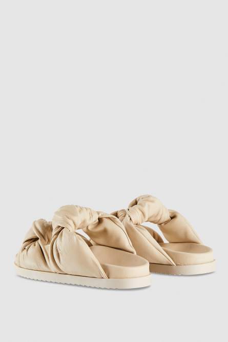 Sandales à nœuds, Beige, Patrizia Pepe