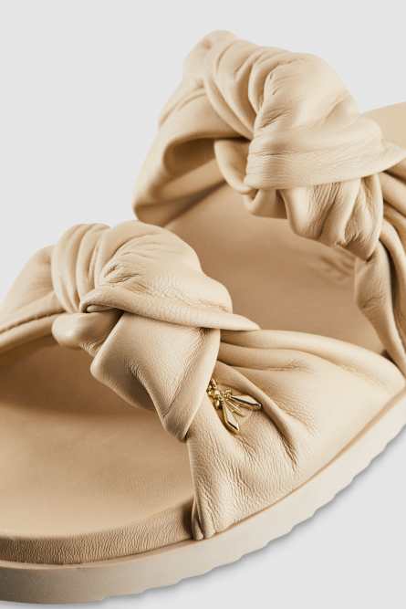 Sandales à nœuds, Beige, Patrizia Pepe