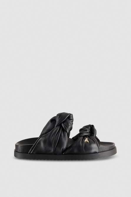 Sandales à nœuds, Noir, Patrizia Pepe