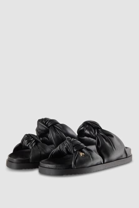 Sandales à nœuds, Noir, Patrizia Pepe