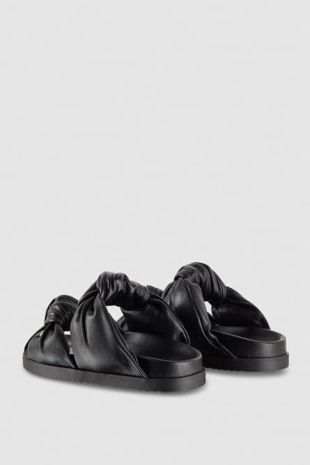 Sandales à nœuds, Noir, Patrizia Pepe