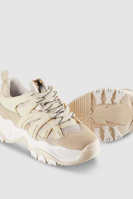 Running sneakers, Beige, White, Patrizia Pepe