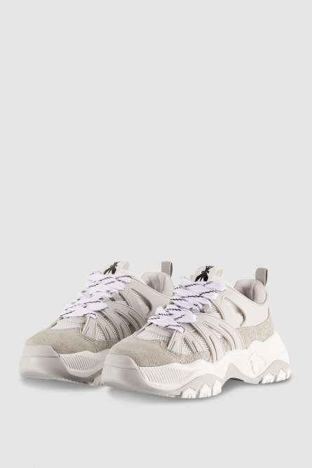 Running sneakers, Grey, White, Patrizia Pepe