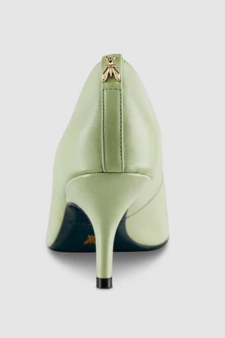 Leather pumps, Green, Patrizia Pepe