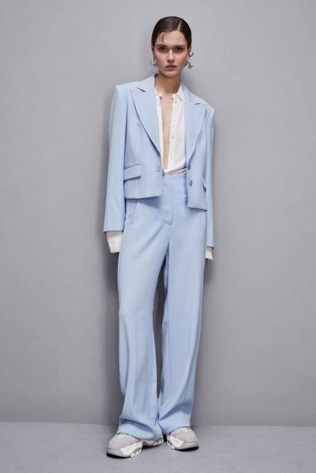 Essential palazzo pants, Light Blue, Patrizia Pepe
