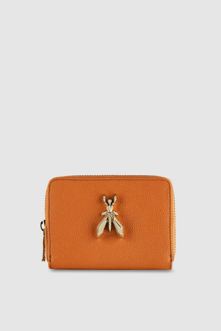 Medium leather wallet with zipper, Leather, Patrizia Pepe