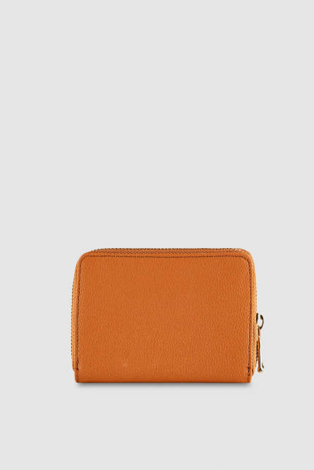Medium leather wallet with zipper, Leather, Patrizia Pepe