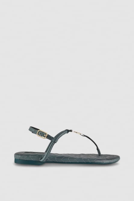 Sandals, Green, Patrizia Pepe