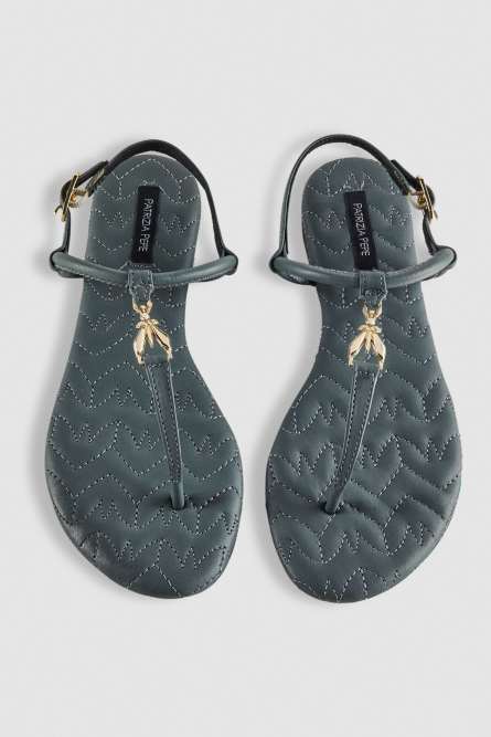 Sandals, Green, Patrizia Pepe