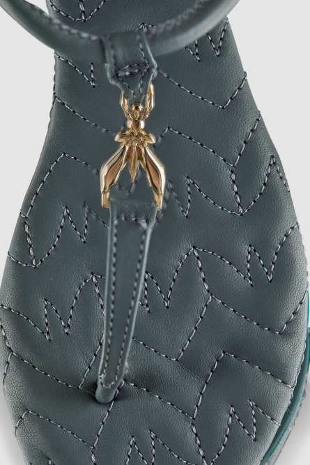 Sandals, Green, Patrizia Pepe