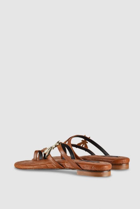 Flat sabot sandals, Leather, Patrizia Pepe