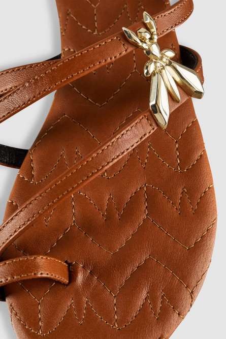 Flat sabot sandals, Leather, Patrizia Pepe