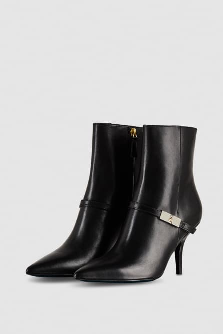 Ankle boots with strap, Black, Patrizia Pepe