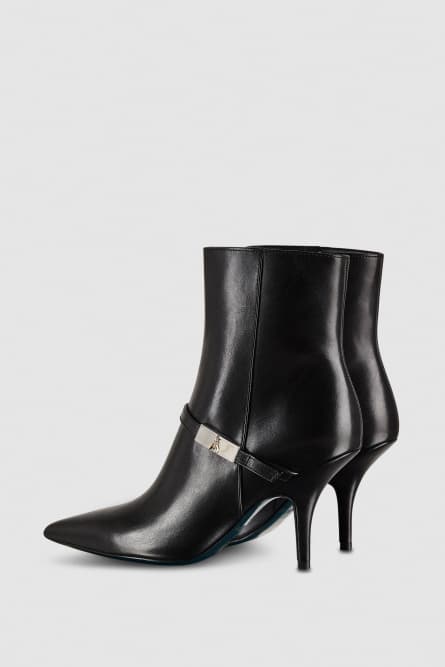 Ankle boots with strap, Black, Patrizia Pepe
