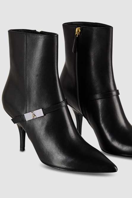 Ankle boots with strap, Black, Patrizia Pepe