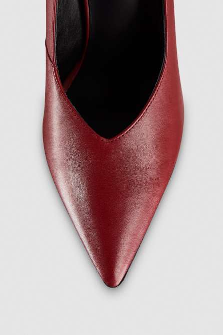 Leather pumps, Red, Patrizia Pepe