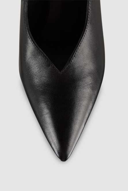 Leather pumps, Black, Patrizia Pepe