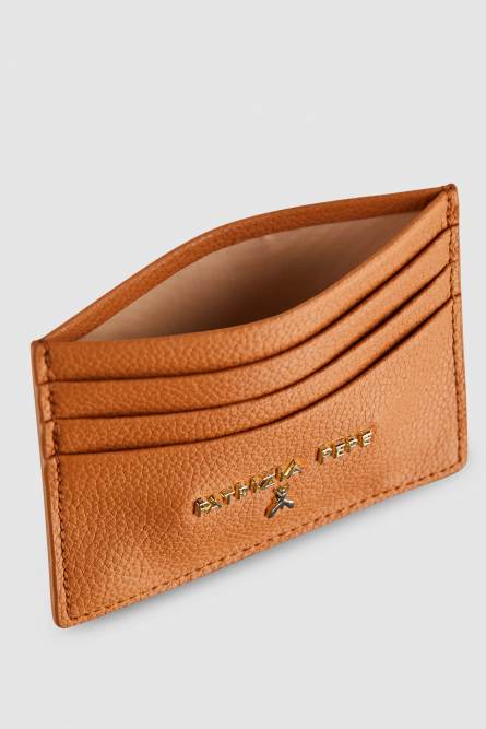 Leather card holder, Leather, Patrizia Pepe