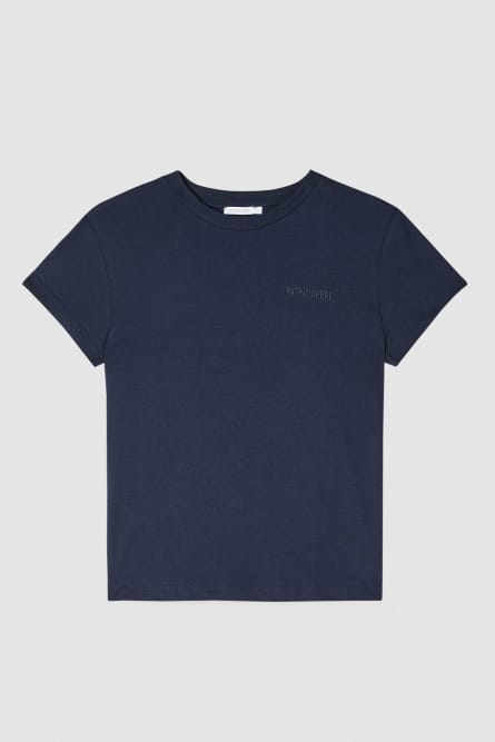 T-shirt con logo, Blu, Patrizia Pepe