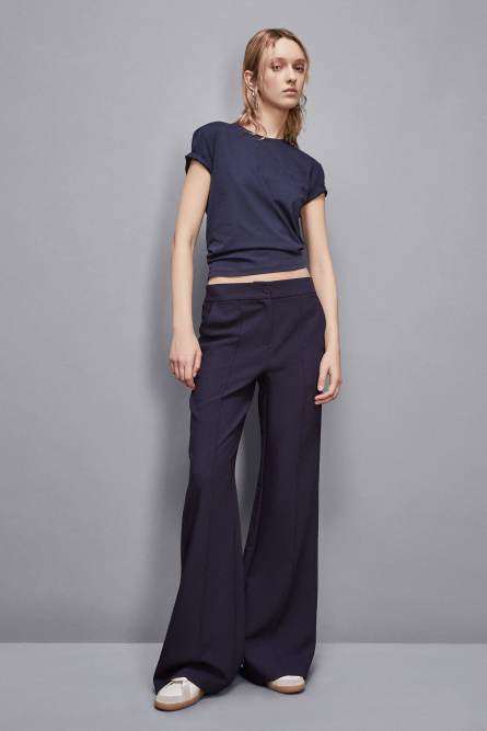 T-shirt con logo, Blu, Patrizia Pepe