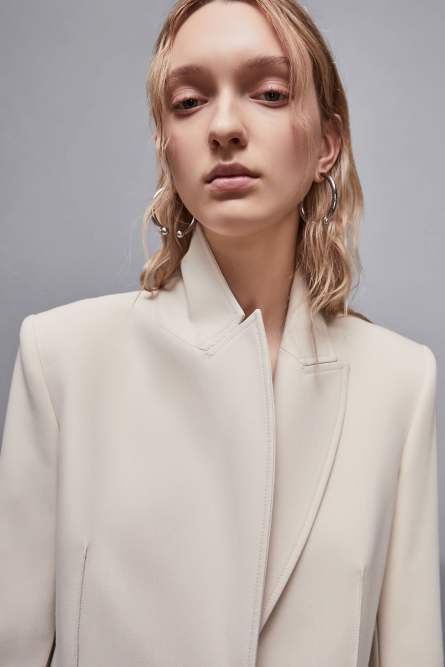 Two-button jacket, Beige, Patrizia Pepe