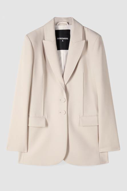 Two-button jacket, Beige, Patrizia Pepe