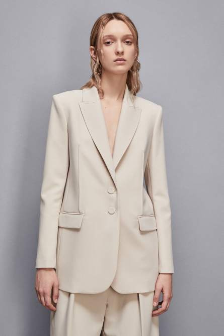 Two-button jacket, Beige, Patrizia Pepe