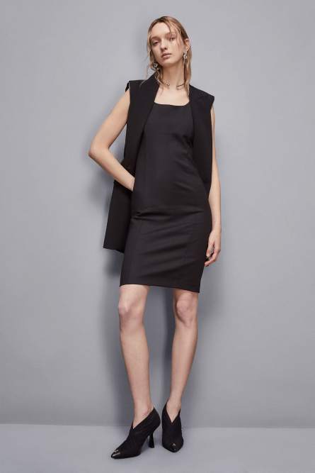 Sheath dress, Black, Patrizia Pepe