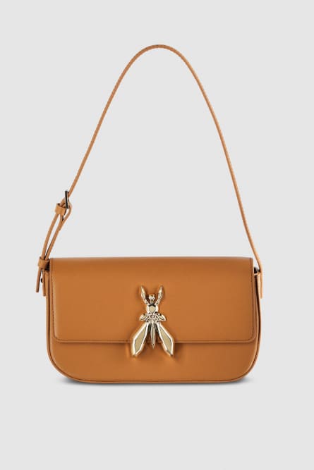 Leather bag with shoulder strap, Leather, Patrizia Pepe