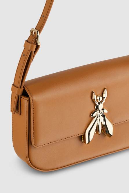 Leather bag with shoulder strap, Leather, Patrizia Pepe