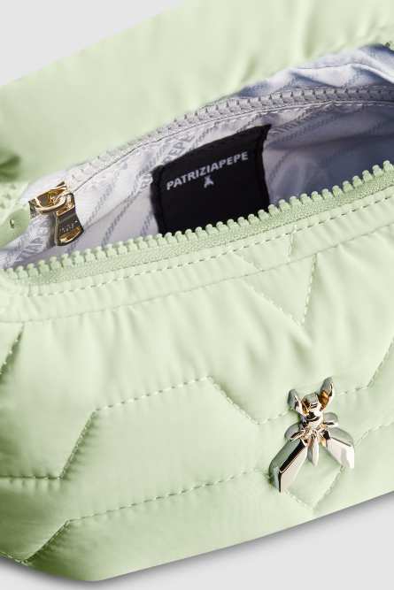 Hobo-Tasche klein, Grün, Patrizia Pepe