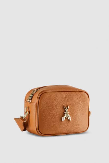 Fly Camera bag con bandolera de piel, Cuero