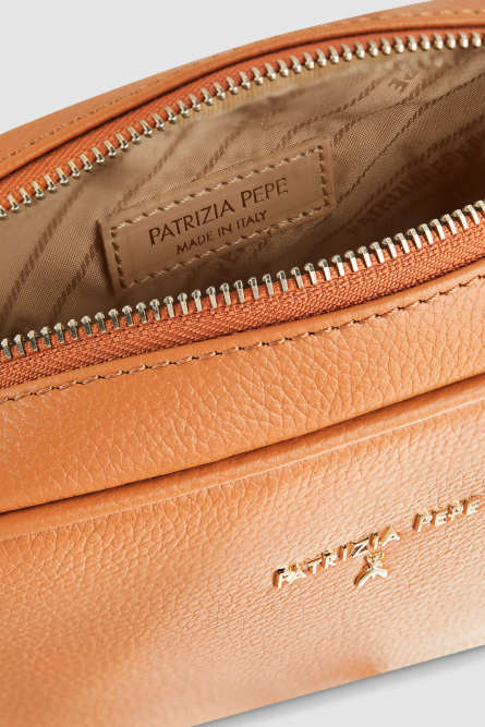 Leather bag with shoulder strap, Leather, Patrizia Pepe