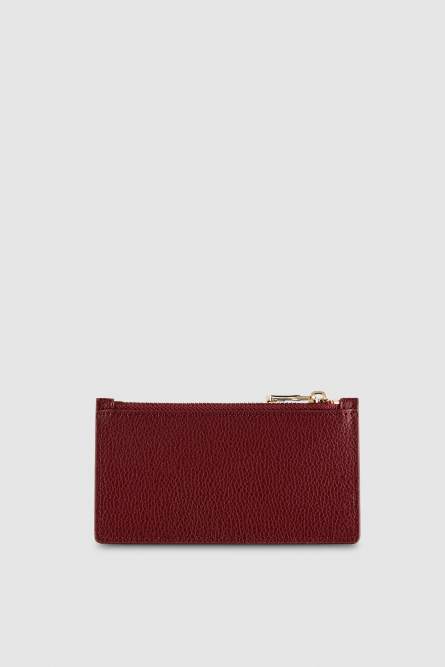 Zipped card holder, Red, Patrizia Pepe