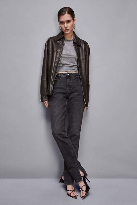 Essential knit T-shirt, Grey, Patrizia Pepe