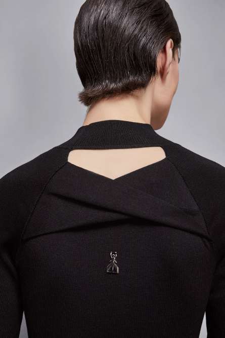 Essential midi dress, Black, Patrizia Pepe