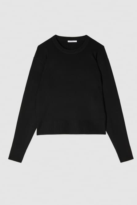 Essential sweater, Black, Patrizia Pepe