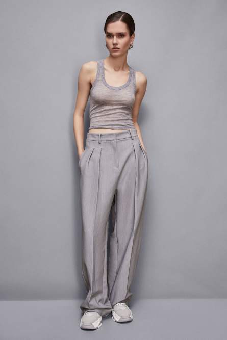 Super light tank top, Grey, Patrizia Pepe