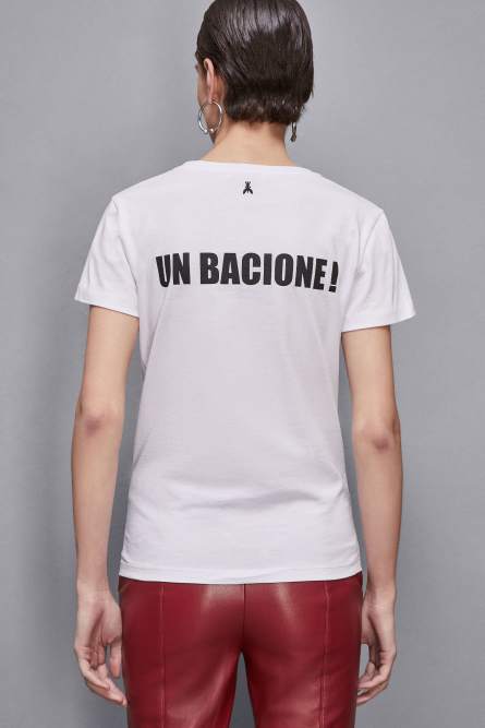 T-shirt with print, White, Patrizia Pepe